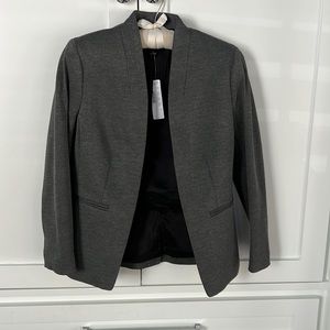 Grey j crew professional blazer size 0